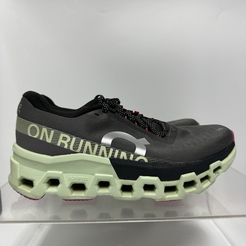 On Cloudmonster 2 Running Shoes Asphalt/Lima 3ME10122541 Men's Size 9